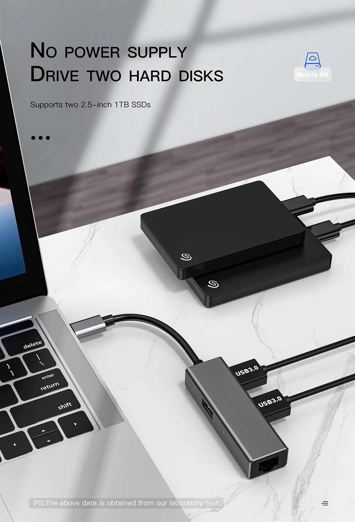 USB C Ethernet 3 0 2 к RJ45 Hub 10/100/1000 Мбит/с адаптер Сетевая карта Lan
