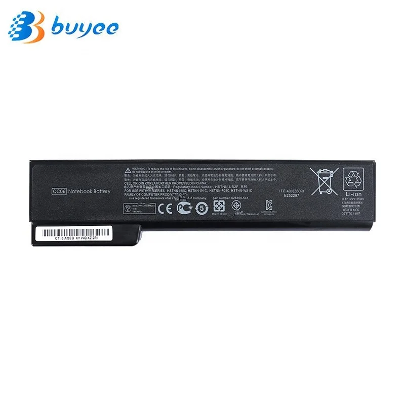 Сменный аккумулятор для ноутбука ProBook 6460b 6470b 6560b для EliteBook 8460p 8470p 628670-001 CC06
