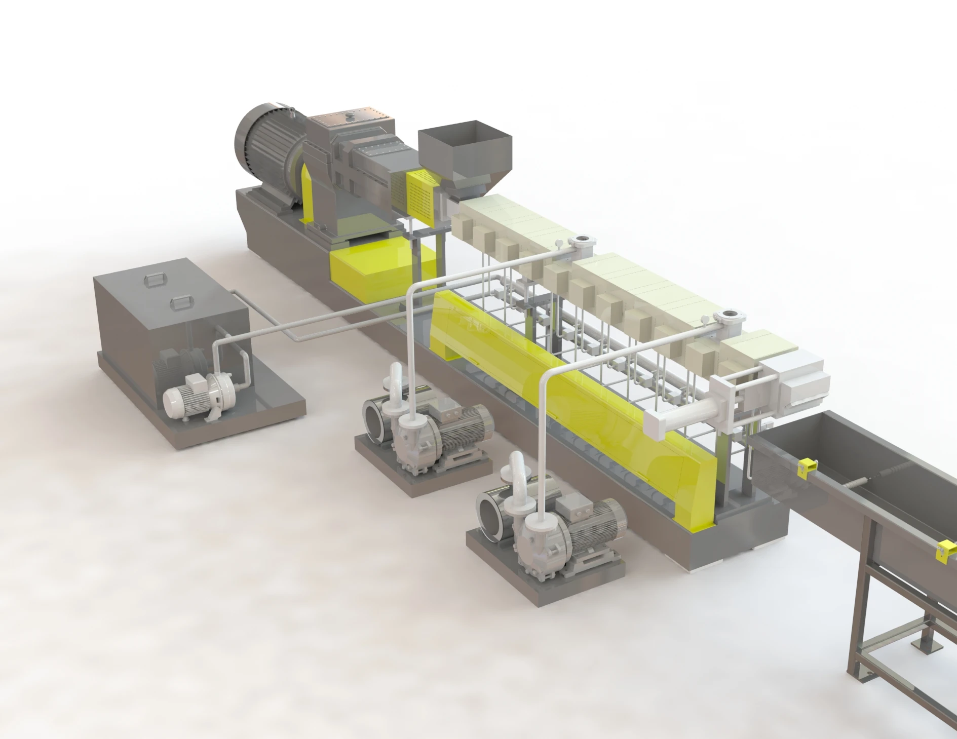 Plastic Pelletizing Machine PP/PE Film Compacting Type Pelletizing Line Recycle Plastic Machine Pelletizer