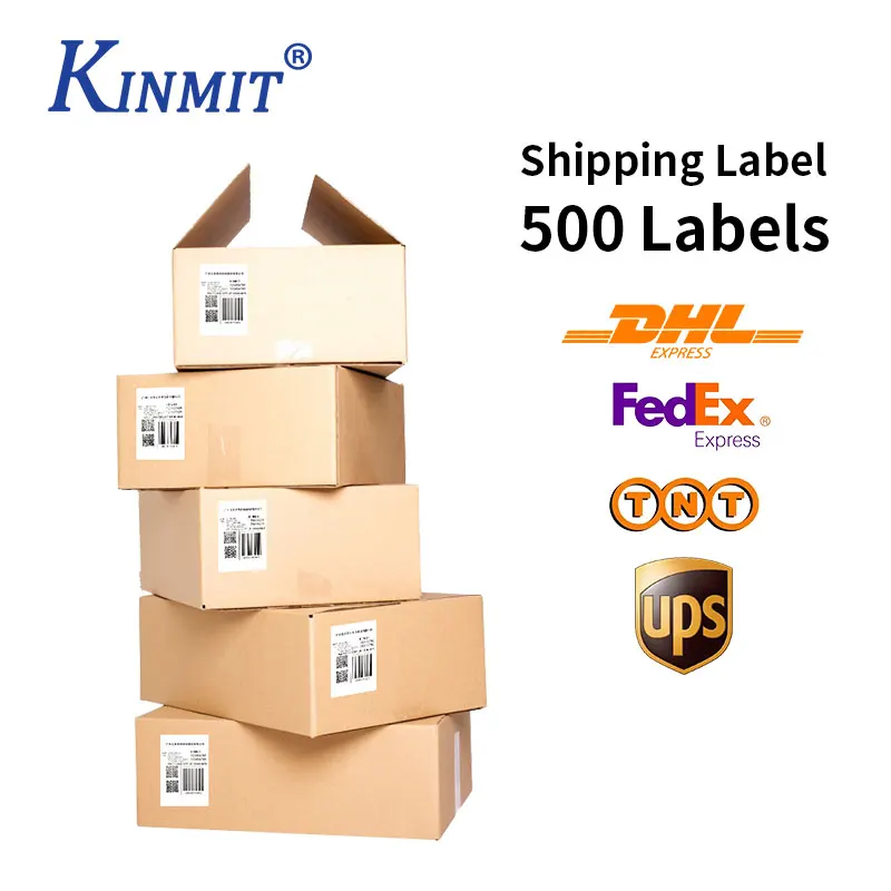 New Style 102.4x152.4mm Desktop Printer Thermal Label For Shipping Labels