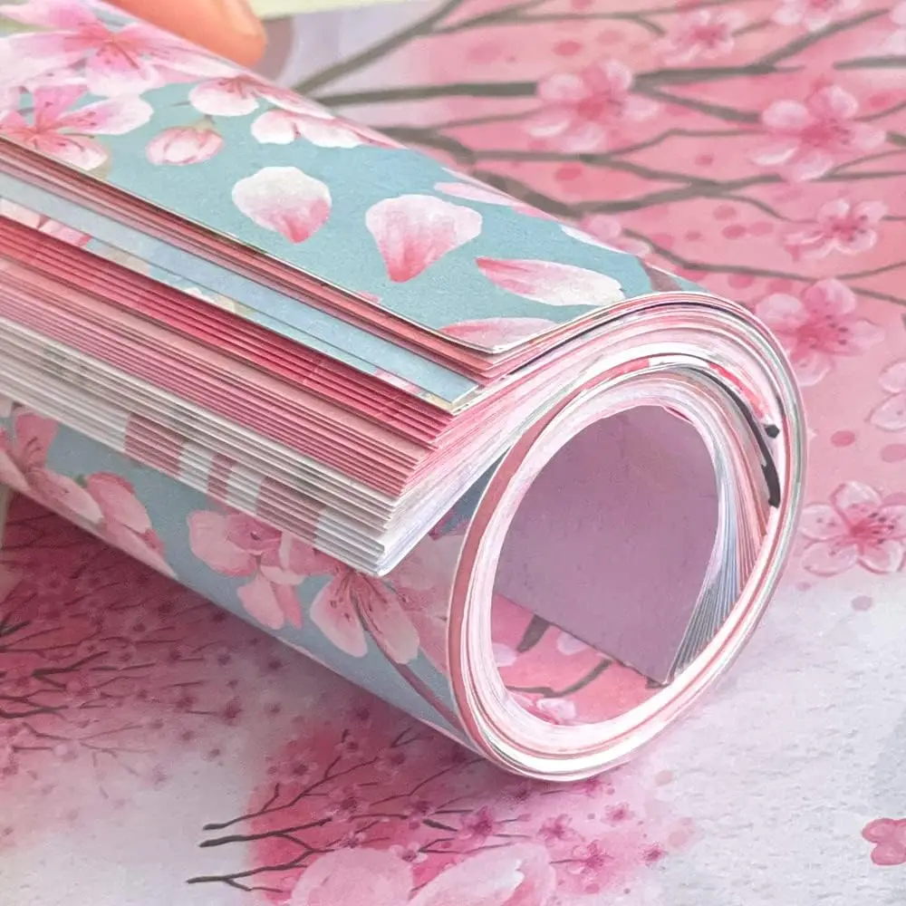 Origami 6x6 Paper Kit 50 Sheets 12 Vivid Colors Double Sided Printed Traditional Patterns Square for Arts Crafts Projects