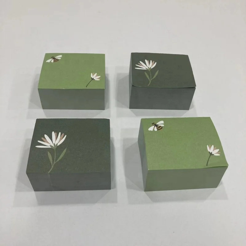 Hot sale 48x42 mm 76x76mm sticky notes pad post notes cube sticky notes with custom logo printing