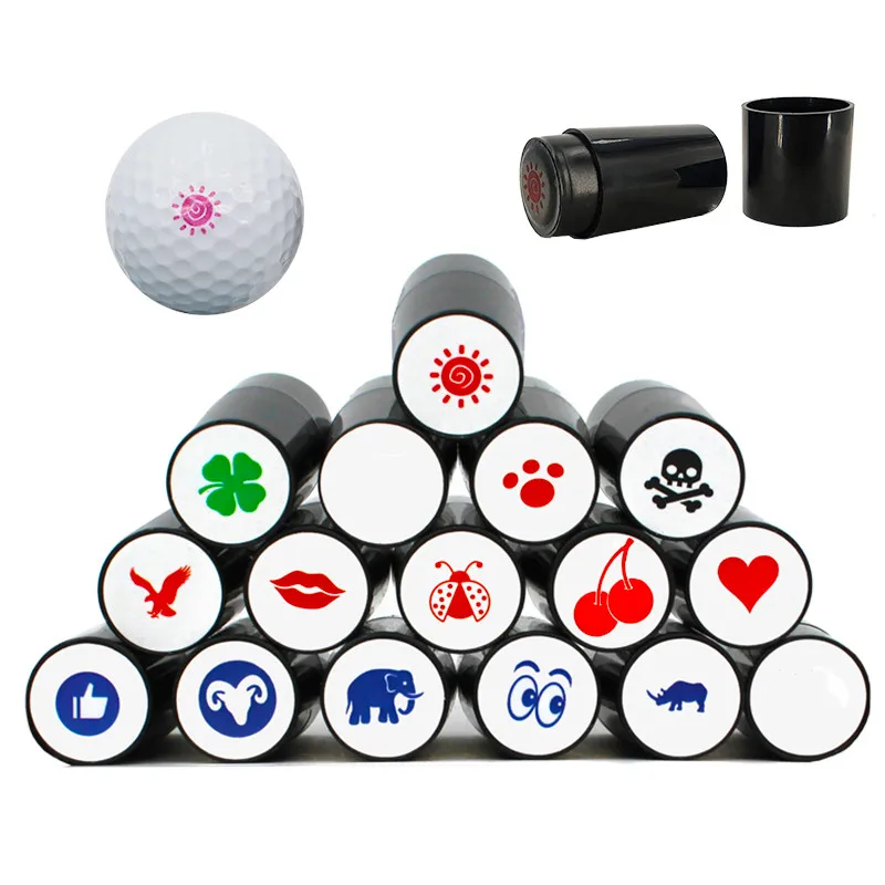 Custom Logo Quick Drying Golf Stamp Self-inking Golf Ball Stamper Marker Golf Accessories