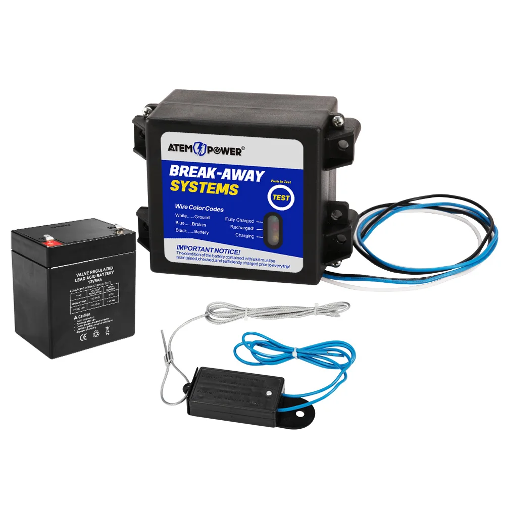 
Break Away System with Battery& Switch Trailer Float Boat Electric Breakaway 