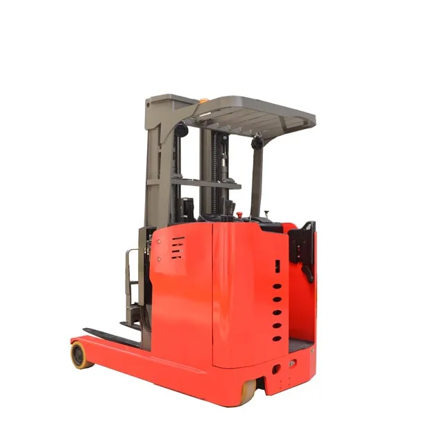 China factory stand up electric reach truck 1.5-2T  with EPS PU tire AC motor wireless camera