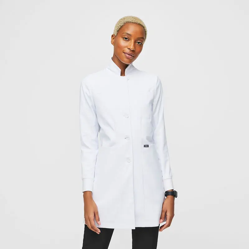 Bestex White Classic fit Lab Coats Nine Functional Pockets Anti Static Scrubs Medical Uniforms