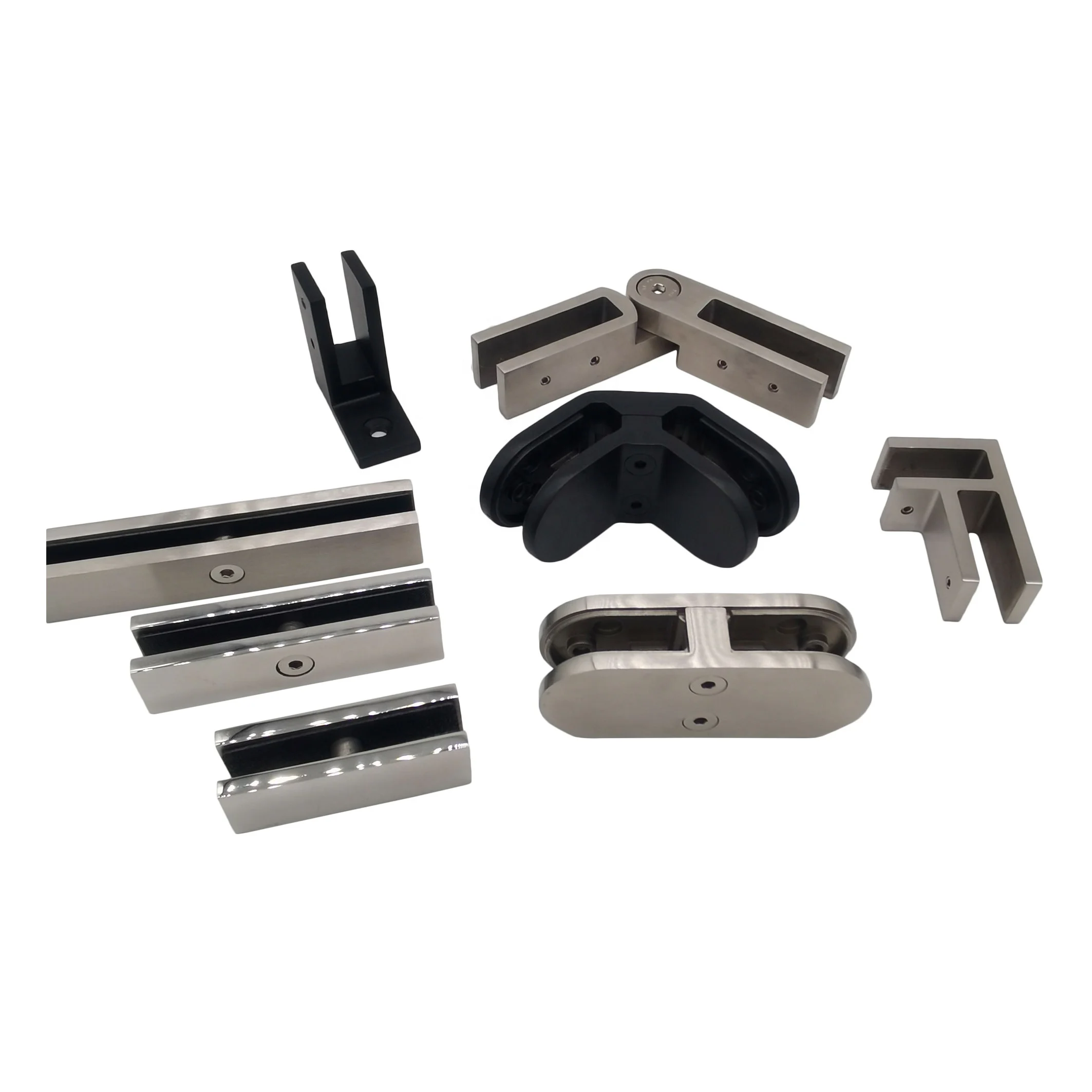 Glass hardware 3 way ss 2205 glass holder 8-12 mm glass clamp