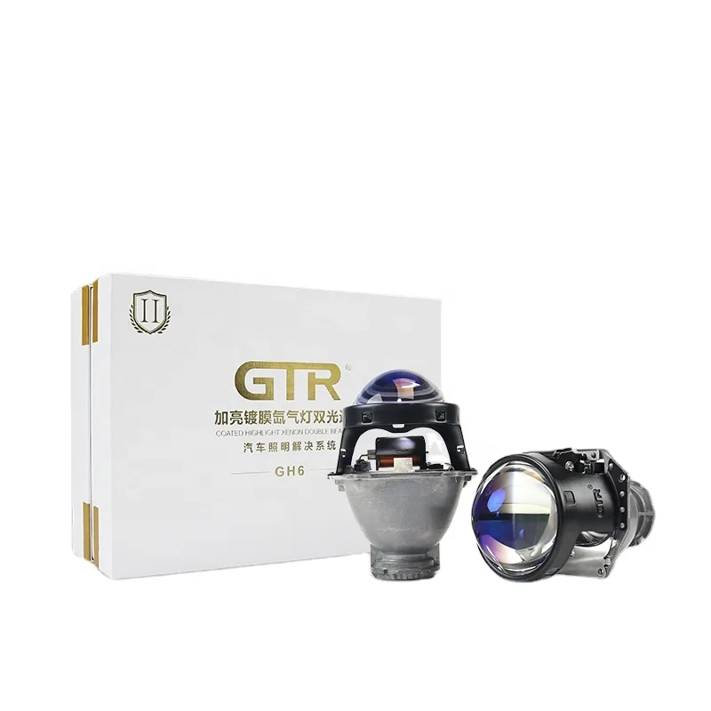 
GTR high-quality quick star with super good light shape cool color white yellow white termperature hid projector lens 
