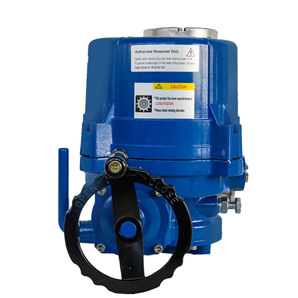 OEM customized 110 / 220VAC cast-iron Explosion proof electric actuator Ball Valve