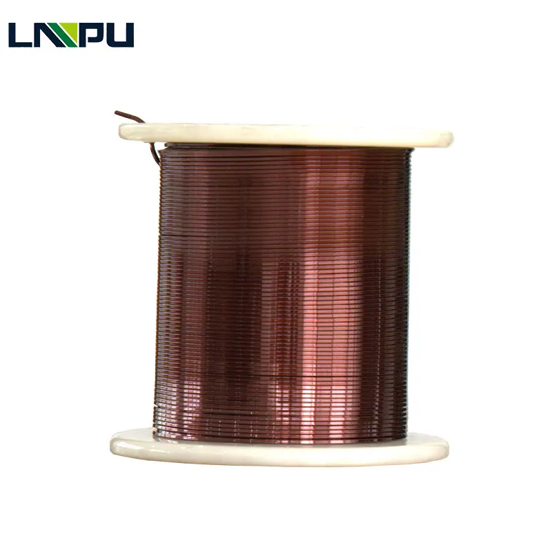 0.63 mm2 PETV-2 Copper Wire For Windings Throughput 3000V B Class Enameled Copper Wire
