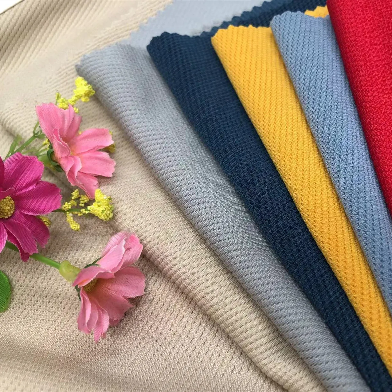 China cheap  spandex  king Punto roma Big Twill knitted fabric for garments and trousers