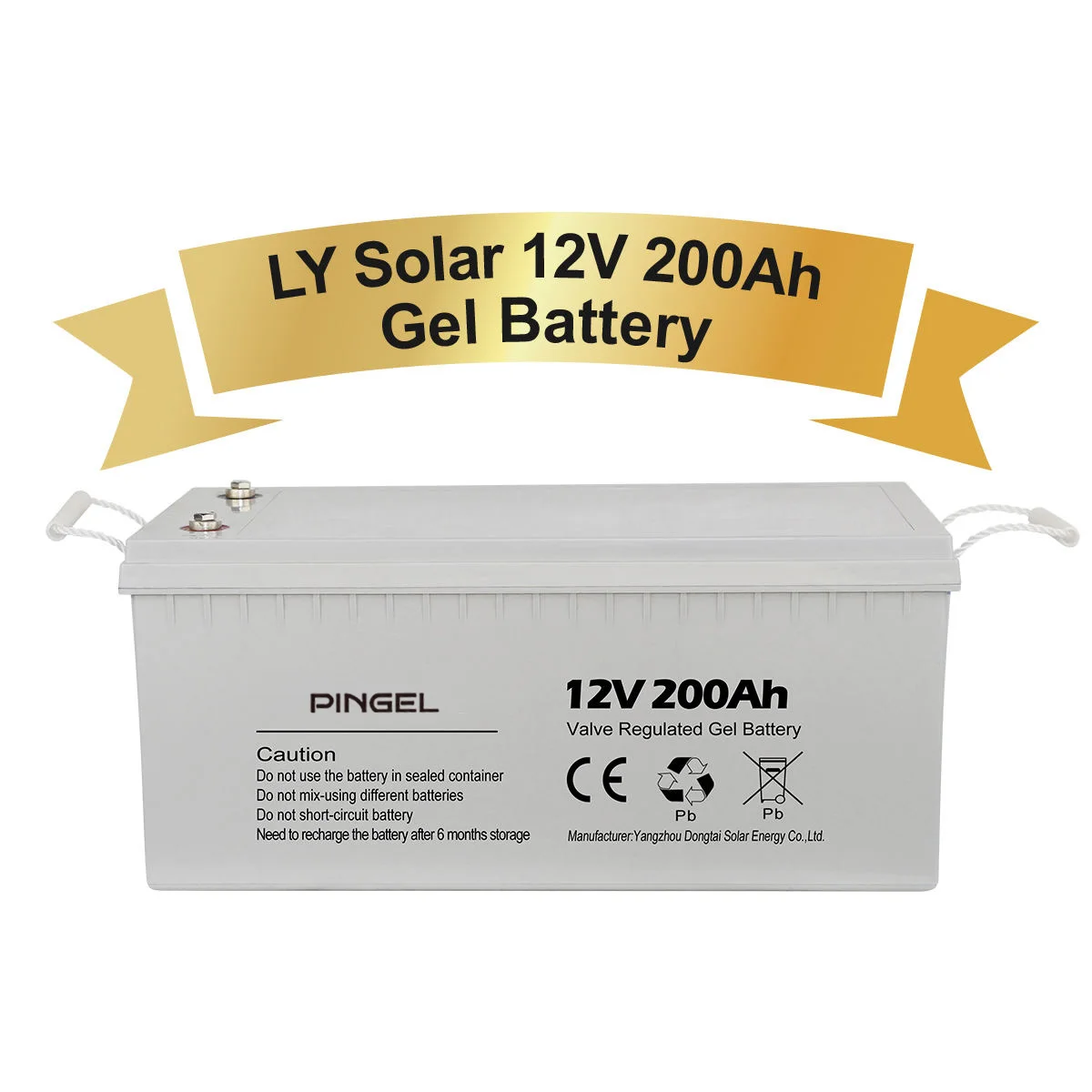 Valve regulated solar energy storage battery 100Ah 120Ah 150Ah 200Ah 250Ah deep maintenance-free lead-acid gel battery