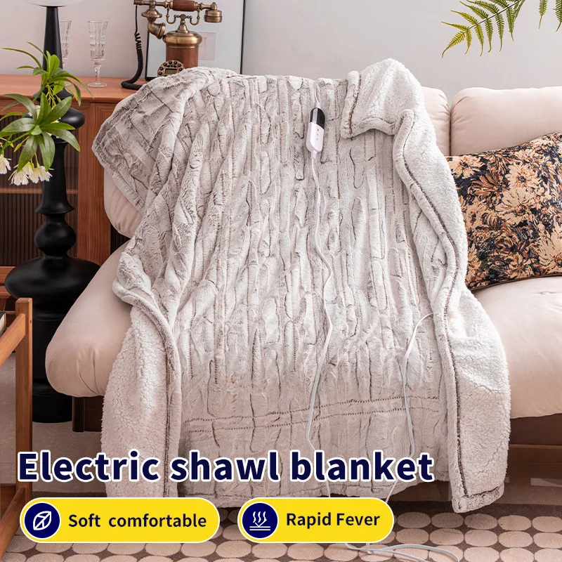 Portable Electric Heated Blanket Constant Temperature Heating Wire Comfortable Stable-UK/US Household Use Limited Time Discount