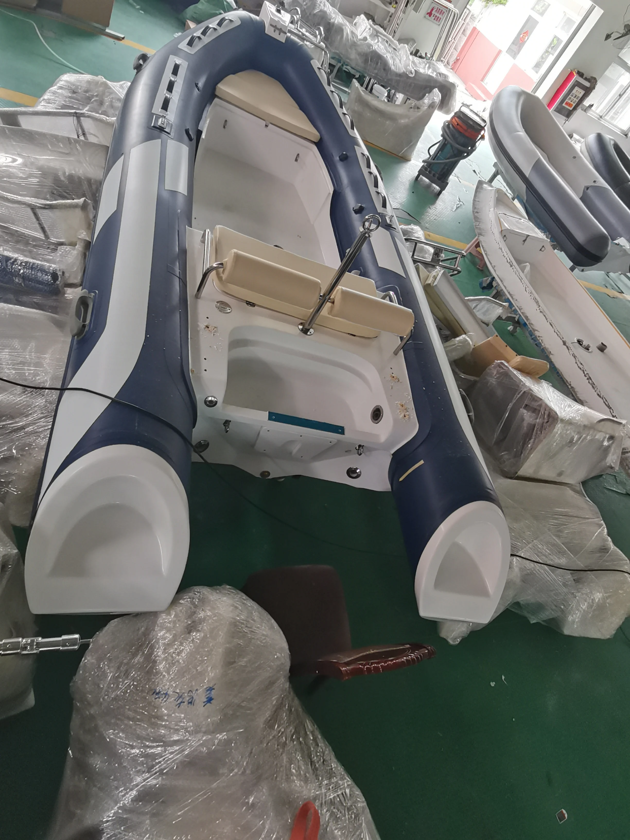 16ft rib boat 480 speed rib inflatable boat with center console china hypalon sport rib boat fiberglass hull for fishing 4.8m