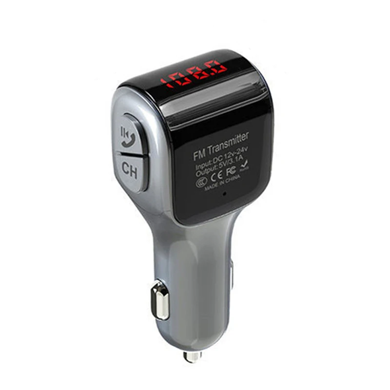  Hot Stereo Radio Wireless BT Handsfree Fm Transmitter Kit For