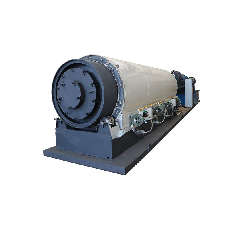 Mini Scale Pyrolysis Plant Used Oil / Waste Tire / Plastic Recycling Machine