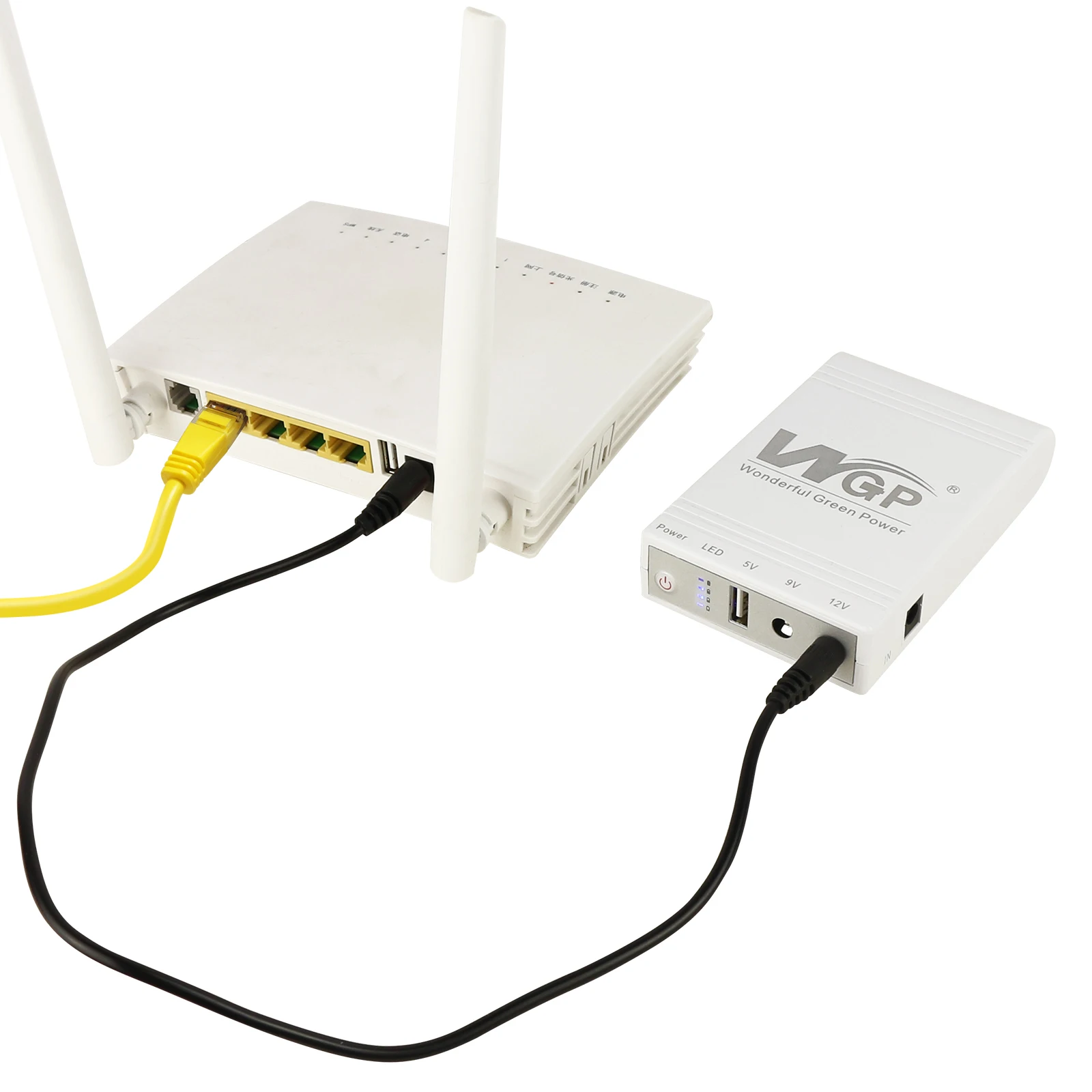 WGP mini ups dc 5 В 9 12 10000 мАч онлайн камера видеонаблюдения Мини Ups для Wi-Fi маршрутизатор мини