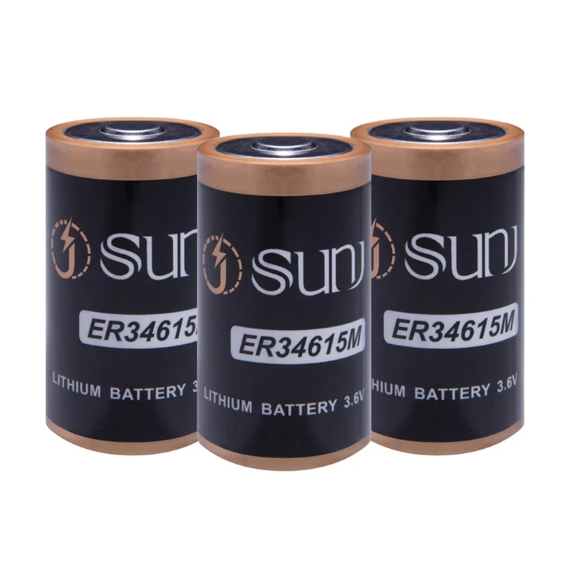 Smart water meter Power Supply High power non-rechargeable Lithium 3.6V battery ER34615M battery manufacturer