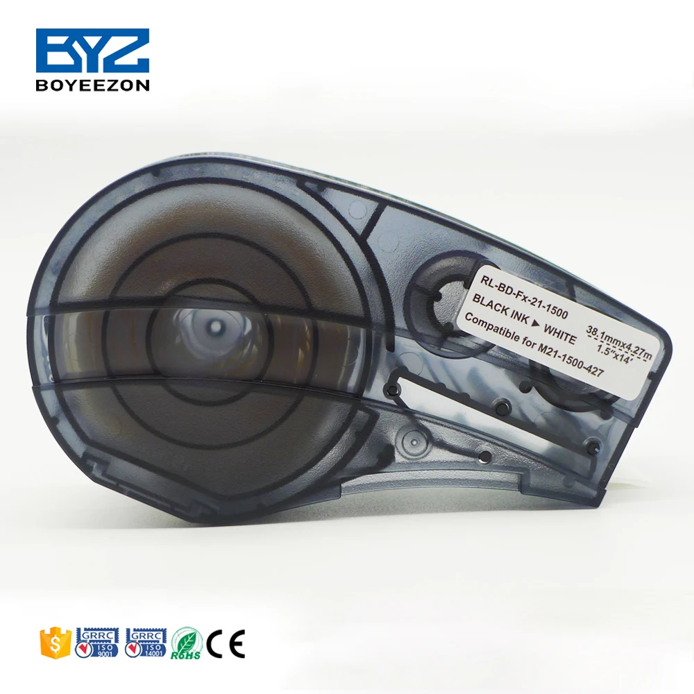 Совместимость для Brady BD-M21-1500-427 черная и белая этикетка картридж с MBP21 p сенсорный экран принтера