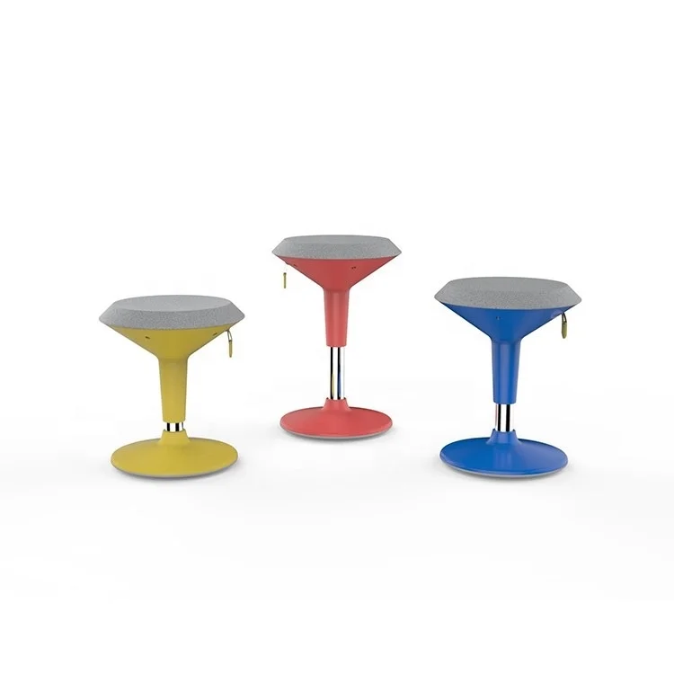 Modern Custom TPR Bottom ABS Base Adjustable Height Wobble Stool Chair