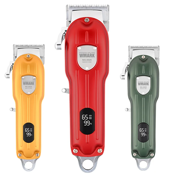 WMARK All Metal 9Cr18 Stainless Blade 6500RPM Tijeras De Pelo Buy Online Men Professional Hair Clippers For Barber Shop