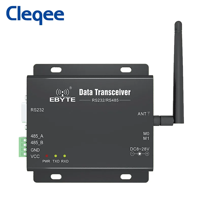 Cleqee-2 E34-DTU(2G4D20) nrf24l01 2.4GHz 100mW RS232 RS485 2km Long Range Full Duplex Wireless Receiver & Transmitter