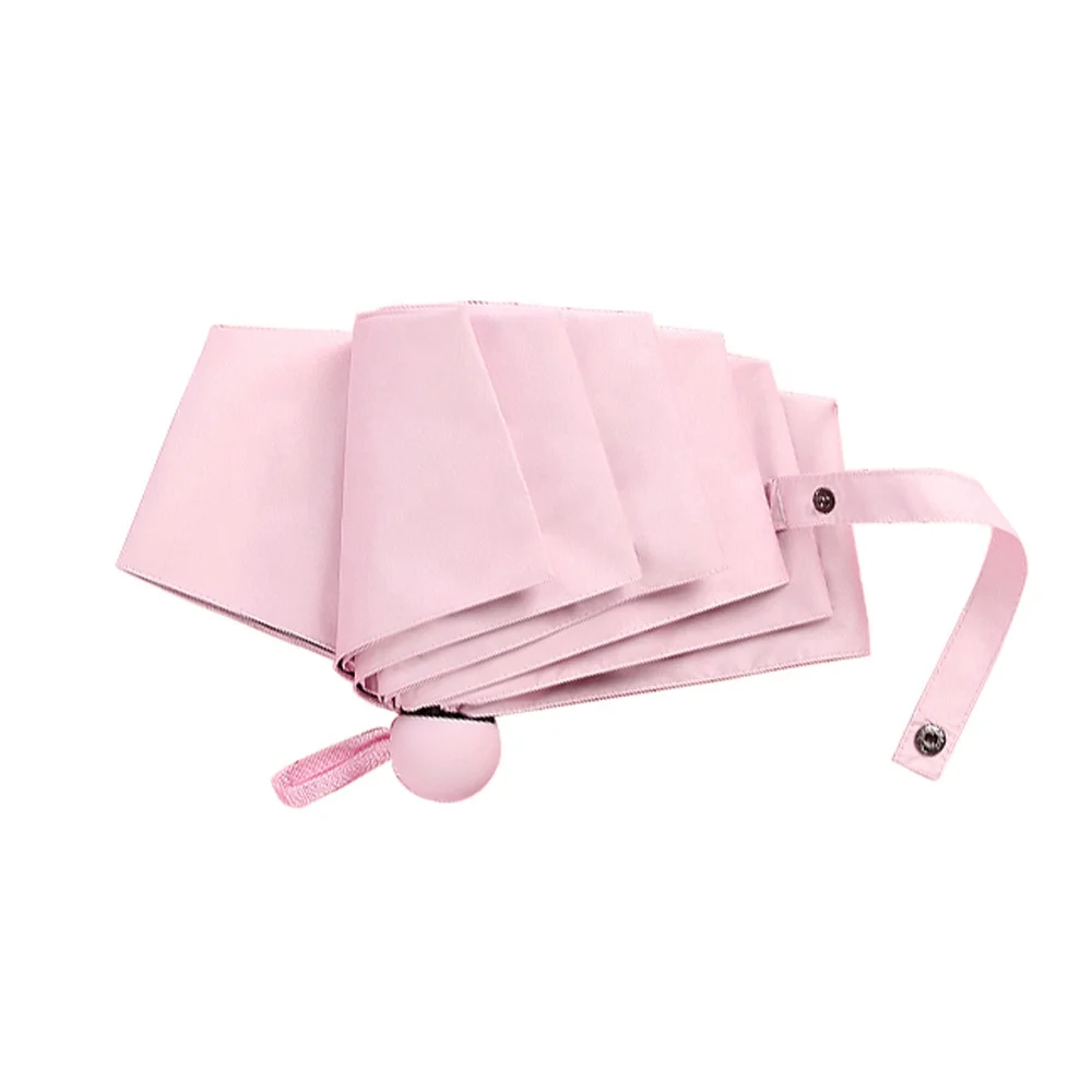 Easy Open And Close Small Size Mini Pocket Capsule 5 Fold Sun Rain Umbrella