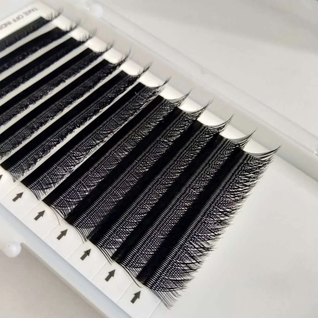 Private Logo Professional Korea Pbt Fiber YY Eyelash Extensions Premade 2d YY Cilios Eyelashes Extensions