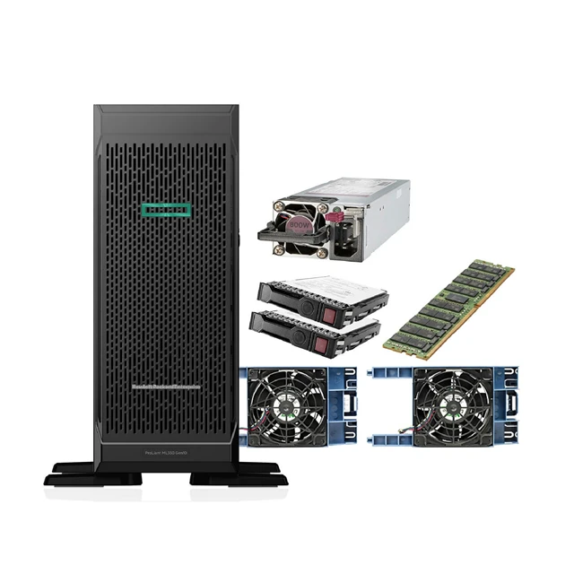 Оригинальный новый! Башенный сервер 877619-AA1 877619-B21 HPE ML350 Gen10 Intel 3104 16G 4U