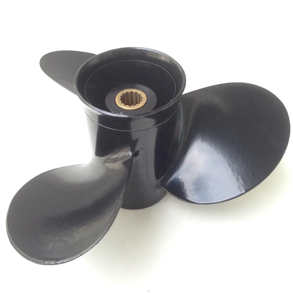 ANSHUN 3 Blades Alloy Aluminum Propeller for Electric Motor Marine Outboard Propeller 7.25x5 Inch