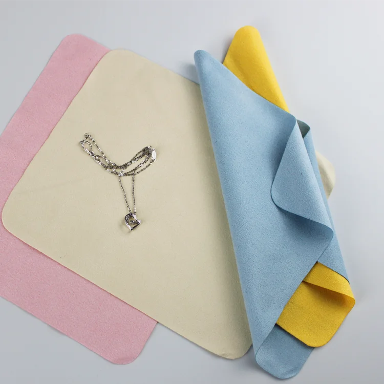 Popular high quality Manufacturer Silk Microfiber suede Glass Cleaning Cloths quality Microfiber jewelry polish
