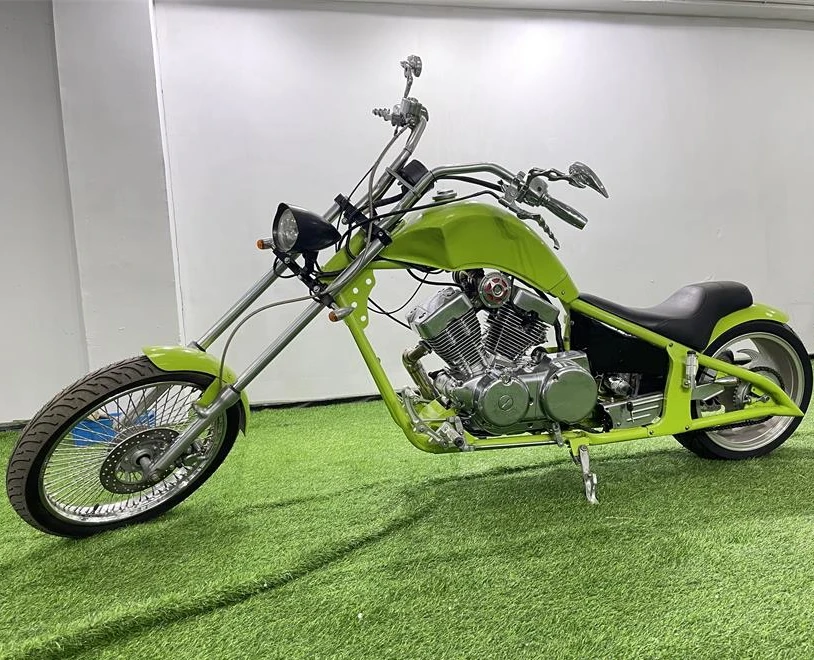 adult 250cc  chopper moto V-cylinder engine