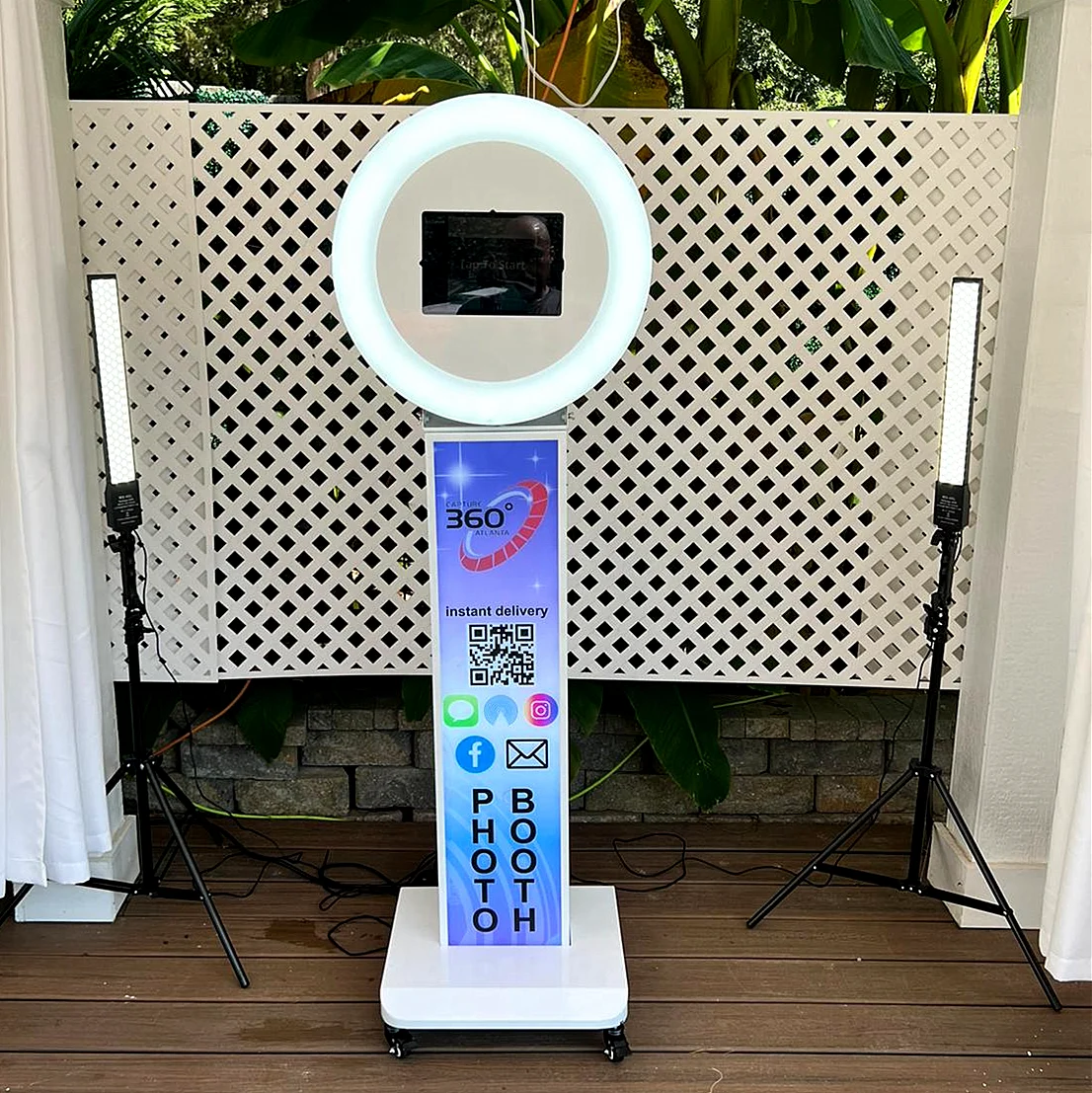 TOP 10.2, 11 12.9 Inch Ipad Photo Booth Social Party Wedding Shooting Selfie New Photo Booth Live Streaming hotsales dj lights