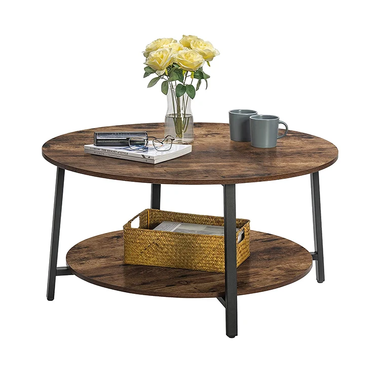 Factory manufacture various modern luxury large cheap round coffee table