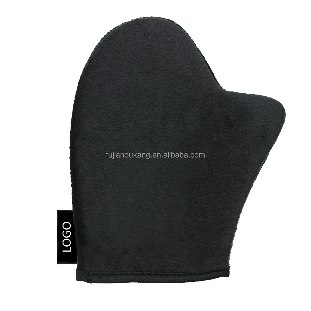 Custom LOGO Private Label Tan Applicator Glove Sunless Tanning Mitt Back