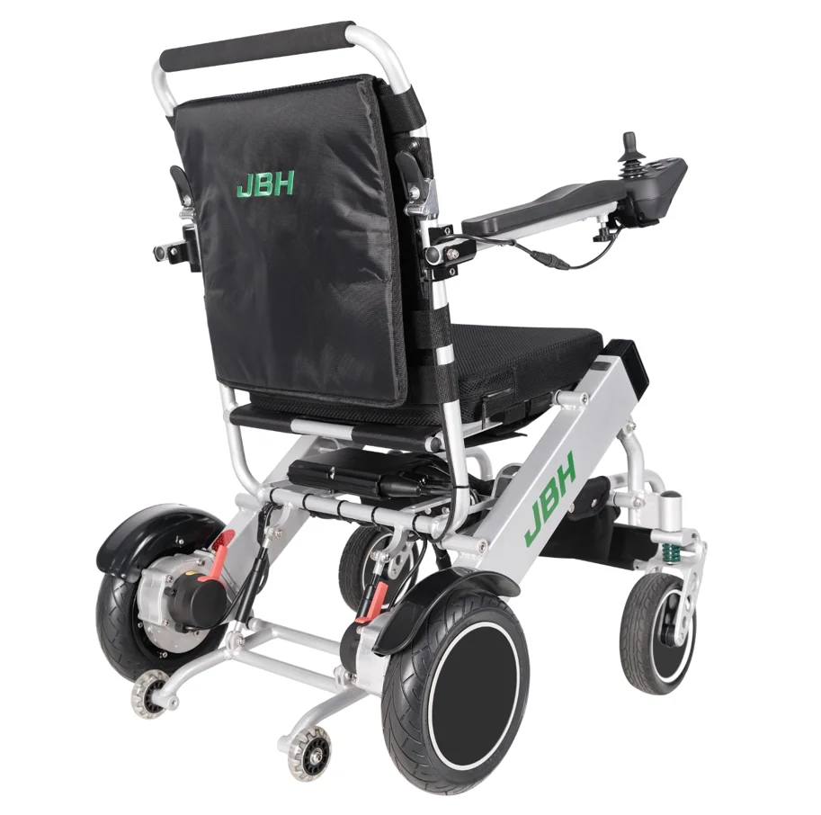 Healthcare Supplies Powered Wheelchair D06 12Ah Lithium Polymer Battery Approved Airlines Folding Wheel Chair