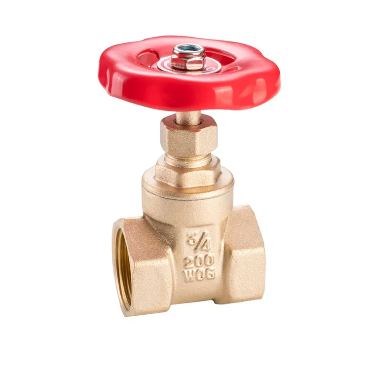 High quality factory wholesale DN15-DN50 PN16 Brass thread forged gate valve