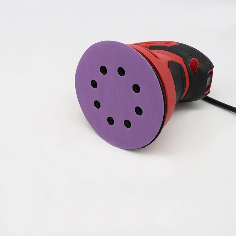 5 Inch 8 Holes Hook and Loop Purple Sandpaper for Random Orbital Sander, Woodworking, Automotive Sanding Grinding Tools