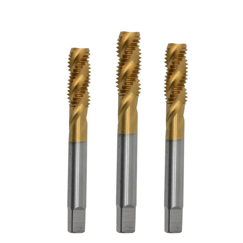 High Quality HSS-Co Cobalt Metric Screw Threading Machine Tap Threading Straight Spiral Flutes Tap HSS Machine Cobalt Spiral Tap