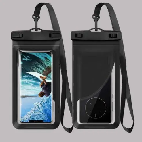 IPX8 30m Underwater Diving Waterproof Pouch 7.5inch Touch Screen Water Proof Phone Case