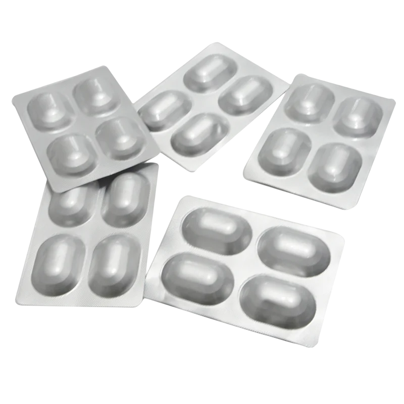 Pharmaceutical pills packaging alu alu blister foil aluminium blister packaging for capsules