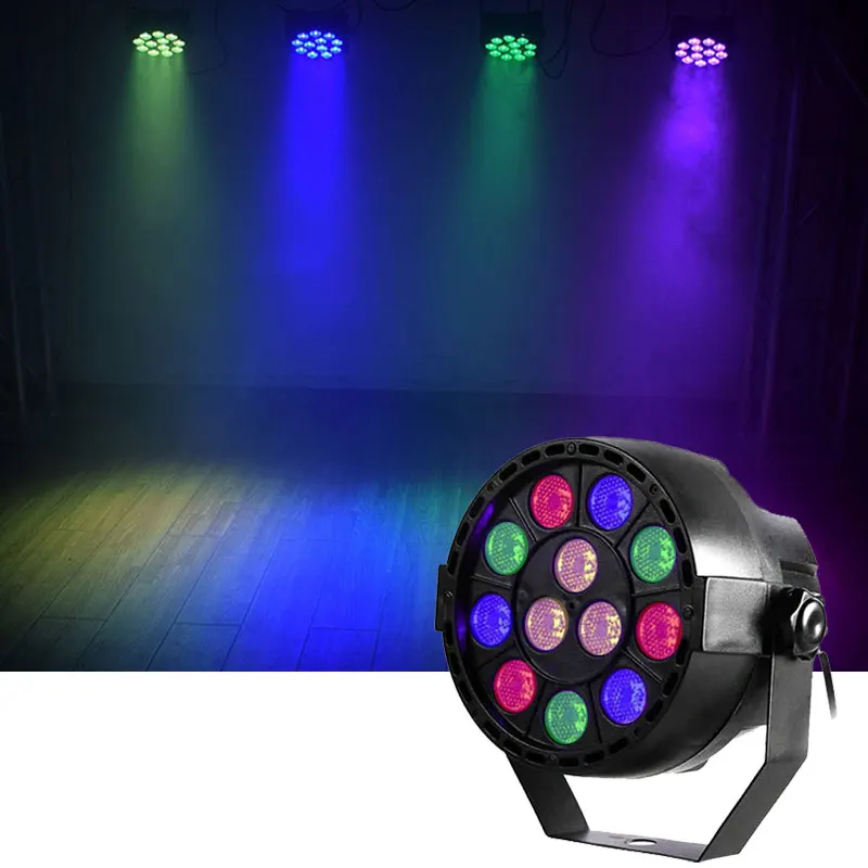 amazon effects controllable  12 stage light led dj disco stage party lights wedding  par light