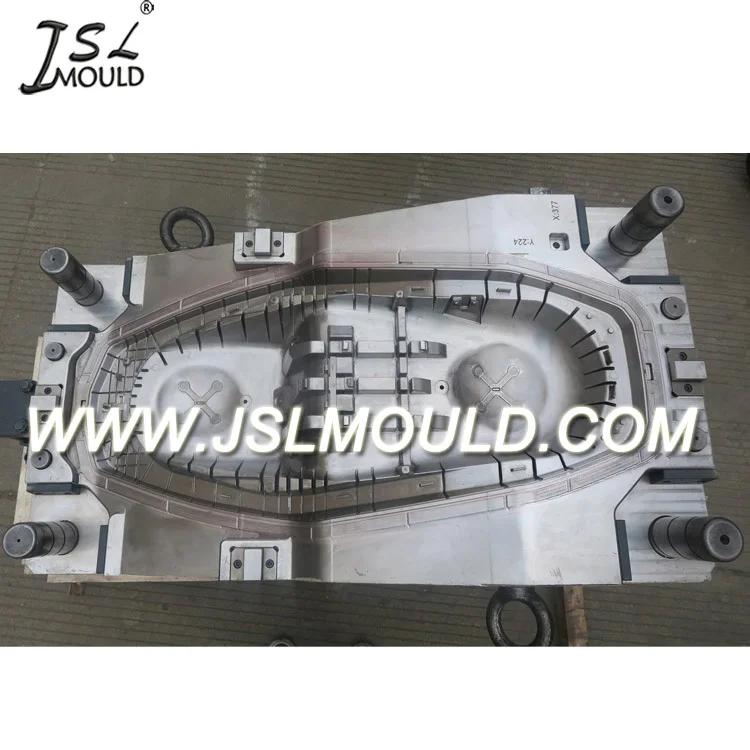 Injection plastic motorcycle trunk container mould