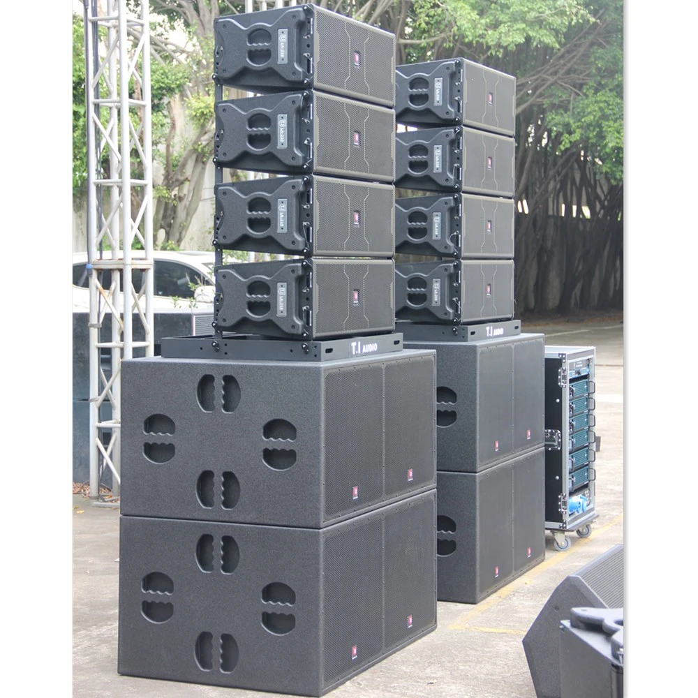 Т Pro Audio LA-210 с двумя 10-дюймовый система линейного массива активные и пассивные для дома улицы показать Профессиональное