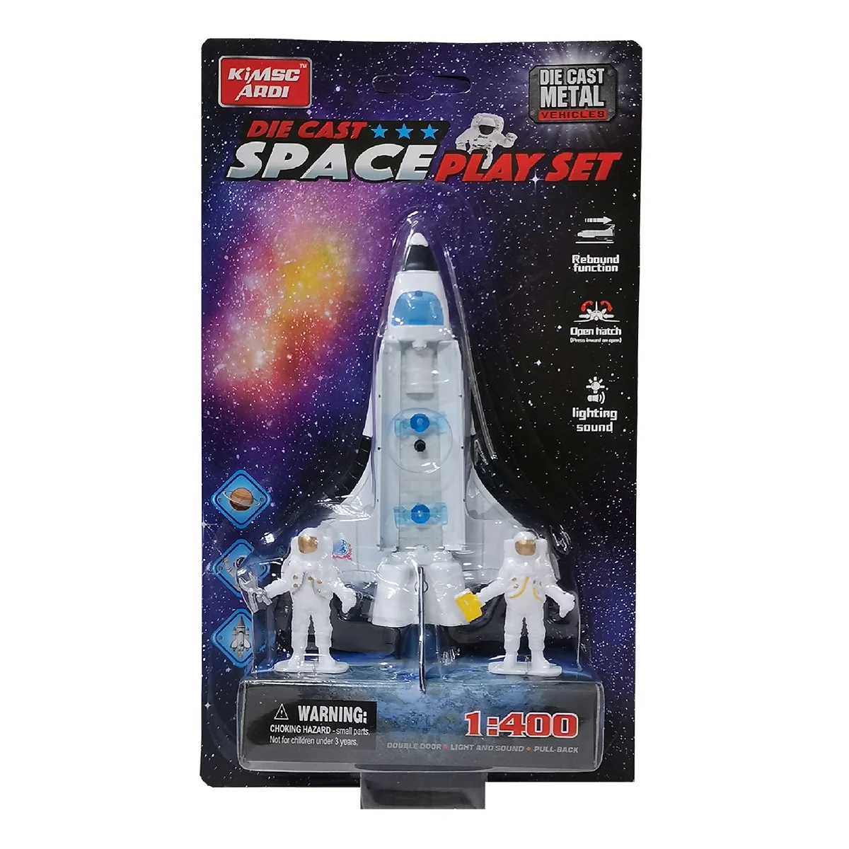 XINYU Die Cast Vehicles Space Shuttle Educational Science Toys Space Ship Model Astronaut