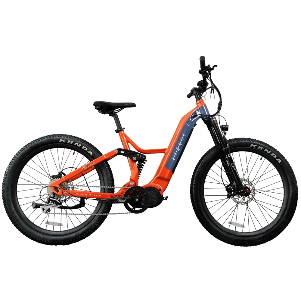 Bafang M620 1000w ebike frame full suspension electric mountain bike alloy ebike with mid motor