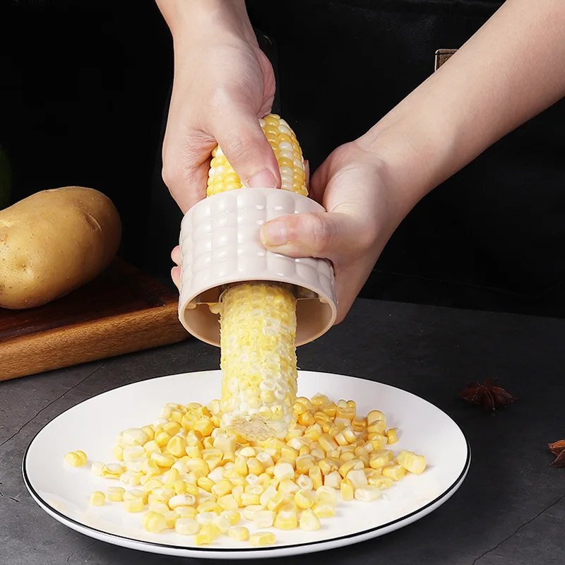 Portable Stainless Steel Corn Stripper Kitchen Tools  Cob Kerneler Cutter Stripper Remover