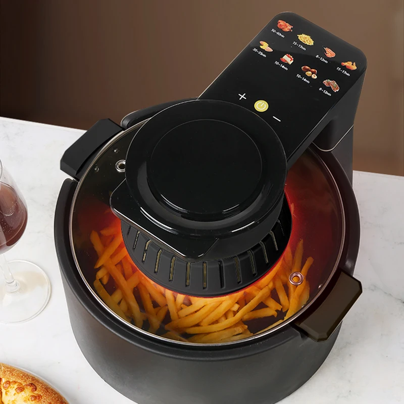 OEM Customized liners silicone pot german 2023 4L 6l 8l OEM wholesale dual digital Power silver crest smart air fryers oven