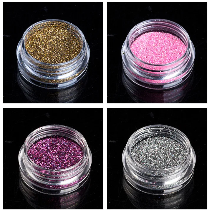2022 New arrival Metallic Nail Glitter Pigment powder Nail Glitter modifier magic fingernail toenail decoration powder