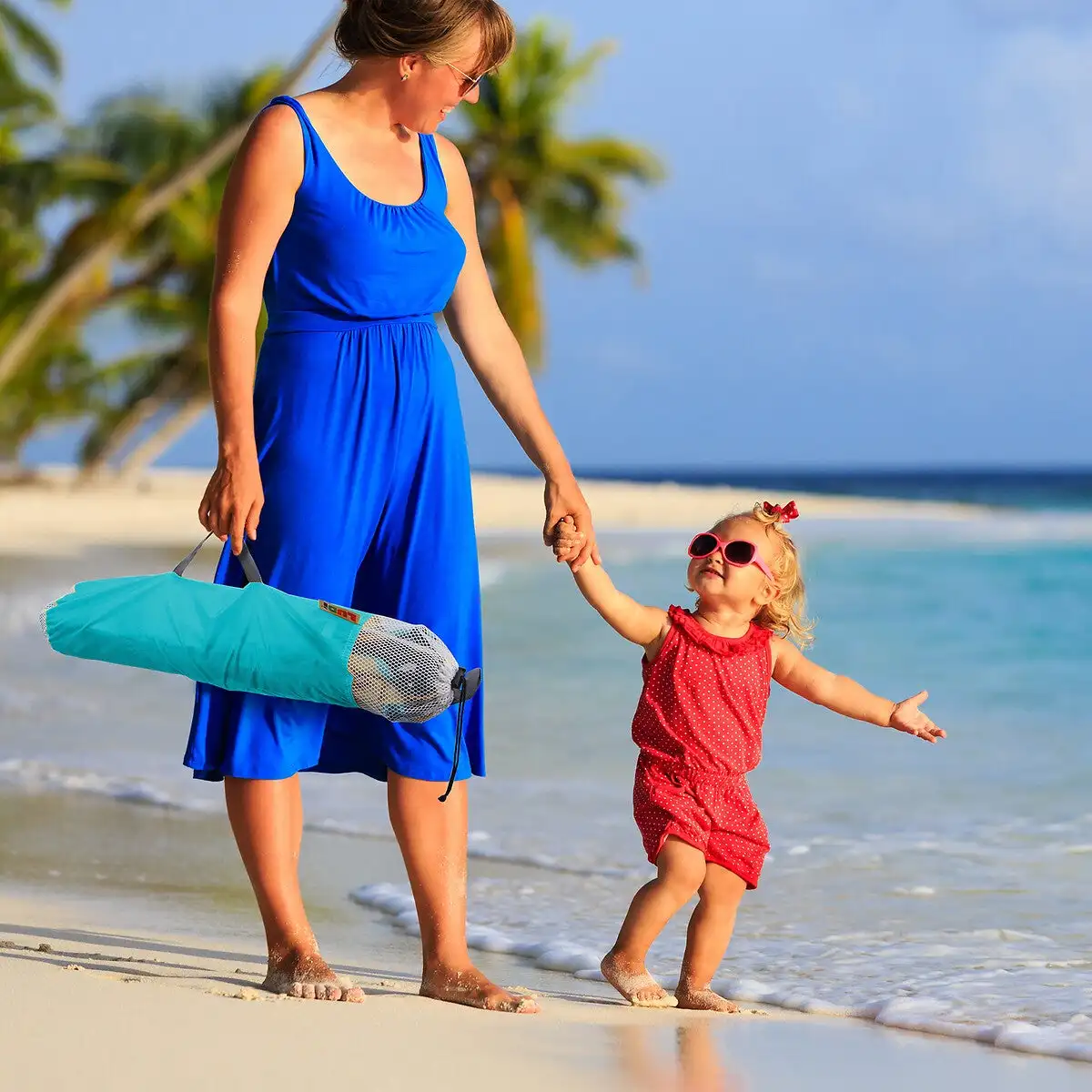 Custom outside foldable water proof uv protection baby popup beach sun tent for kids